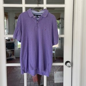 Tommy Hilfiger purple polo